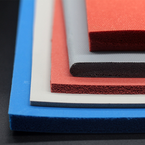 Colorful silicone foam board